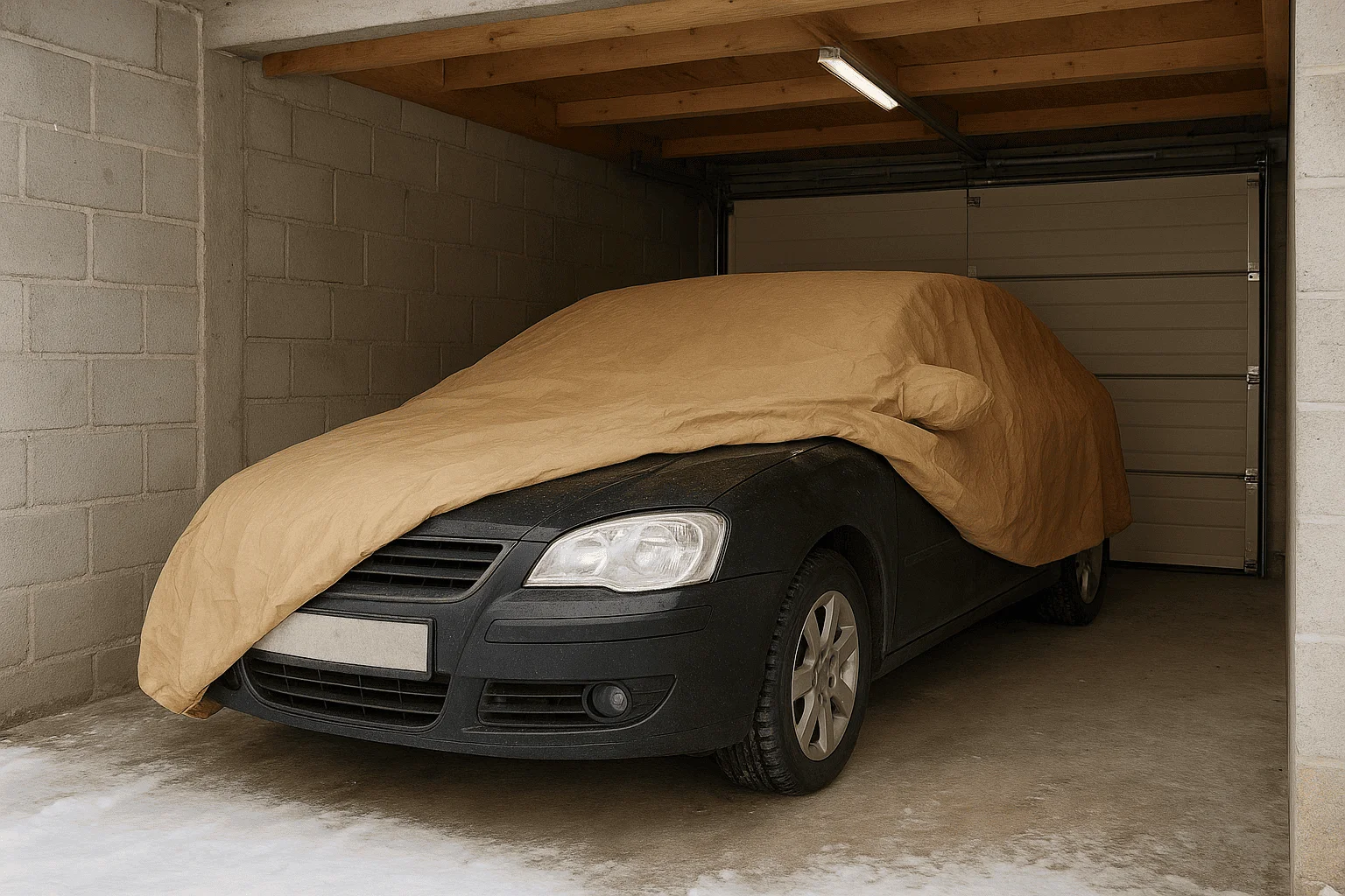 Длительная стоянка зимой