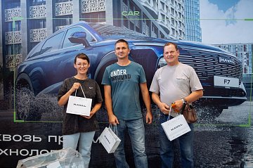 Технологичный кроссовер HAVAL F7 на презентации в Альметьевске
