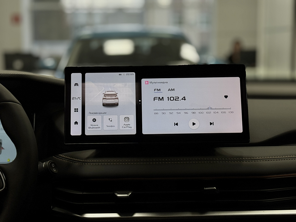 Geely Okavango Flagship, синий