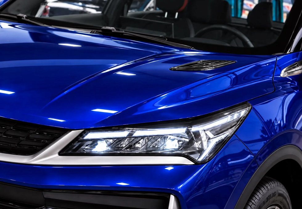 Geely Coolray Спорт, синий