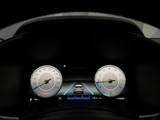 Hyundai Santa Fe Prestige 7 мест + Smart Sense, 2021 года, пробег 114114 км