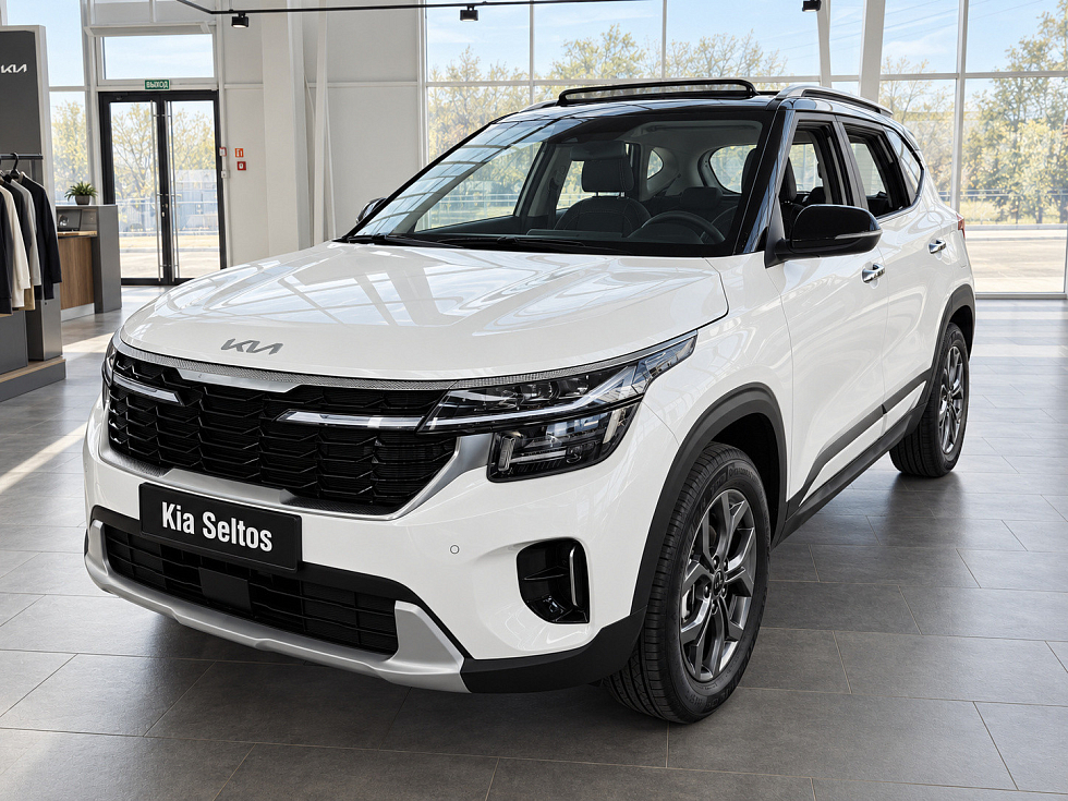 Kia Seltos , белый