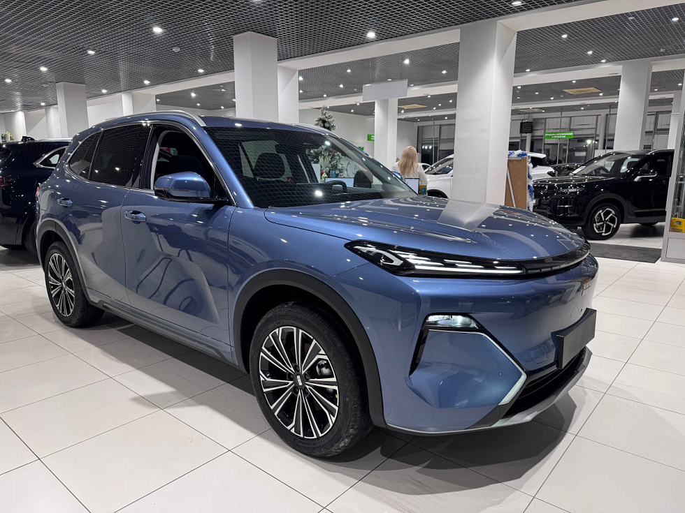 Geely EX5 EM-i Max, синий