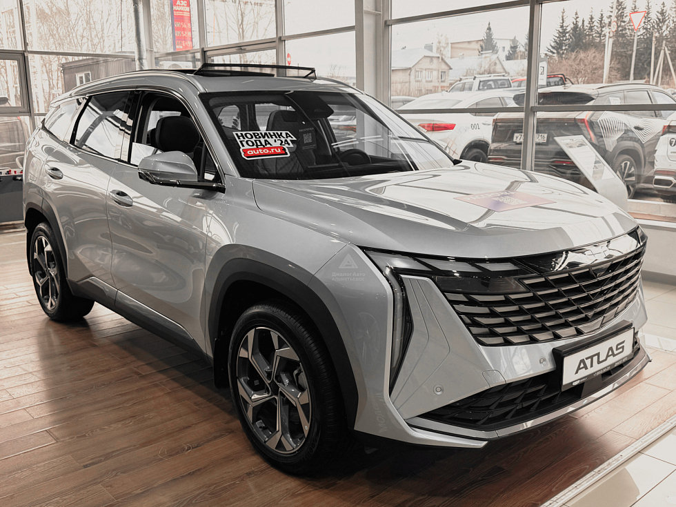 Geely Atlas Flagship, серебряный
