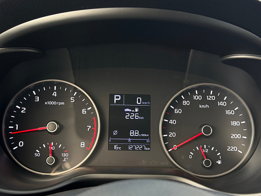 Kia Rio Luxe, 2019 года, пробег 127207 км