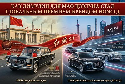 Как лимузин для Мао Цзедуна превратился в  глобальный премиум-бренд HONGQI