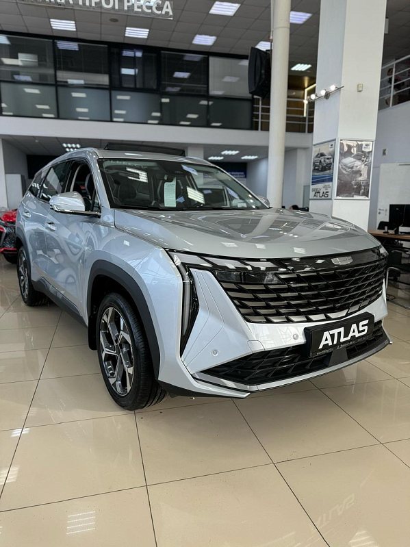 Geely Atlas Люкс, серебряный
