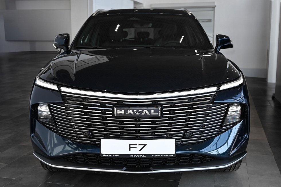 Haval F7 Премиум, голубой