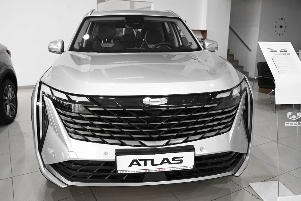 Geely Atlas Люкс, серебряный