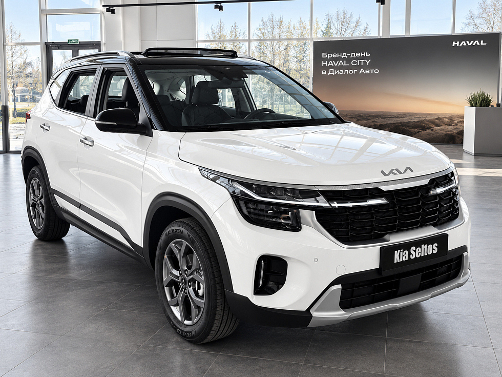 Kia Seltos , белый