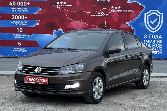 Volkswagen Polo, 2016 года, пробег 156000 км