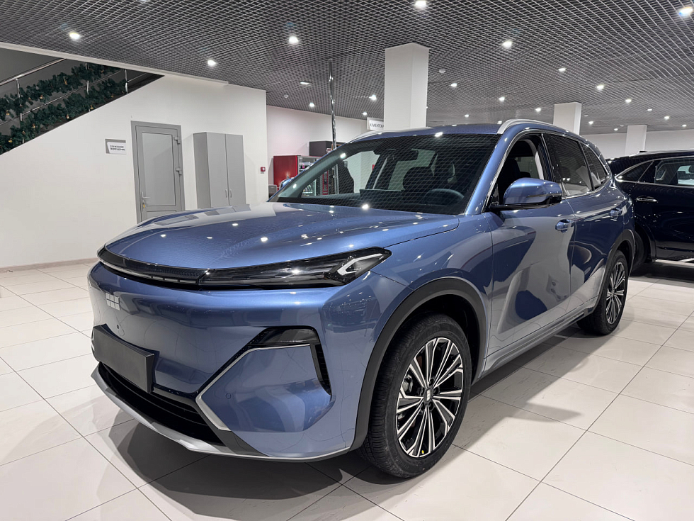 Geely EX5 EM-i Max, синий