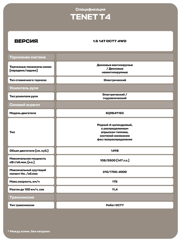 TENET T4 Прайм, белый