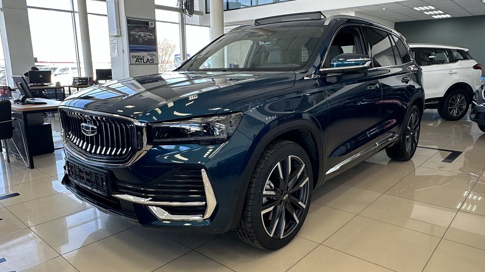 Geely Monjaro Флагман, синий