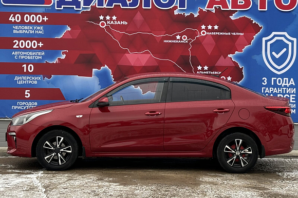 Kia Rio, 2018 года, пробег 75753 км