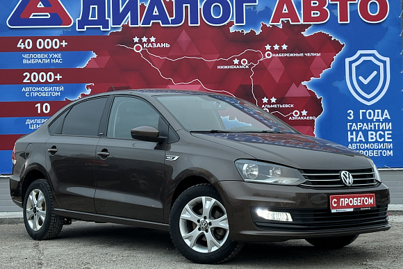 Volkswagen Polo, 2016 года, пробег 156000 км