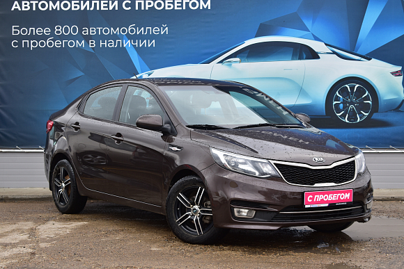 Kia Rio, 2016 года, пробег 120000 км