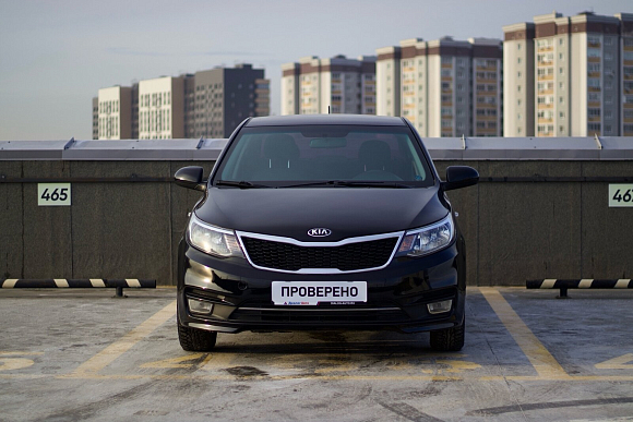 Kia Rio Luxe, 2015 года, пробег 87900 км