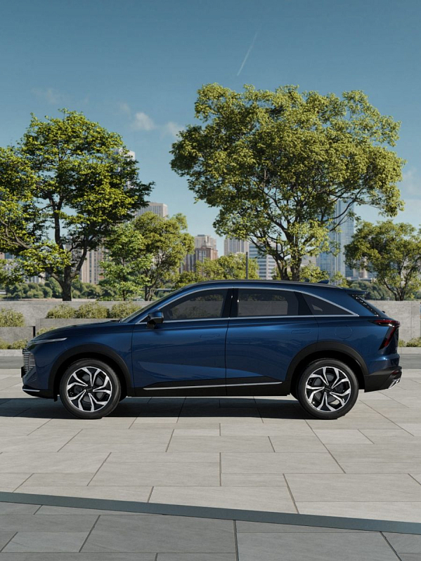 Haval F7 Tech Plus, синий