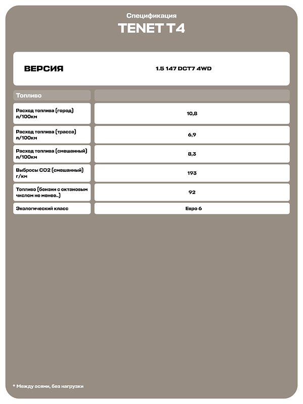 TENET T4 Active, серый