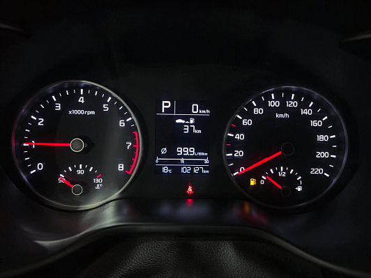 Kia Rio Luxe, 2018 года, пробег 102100 км