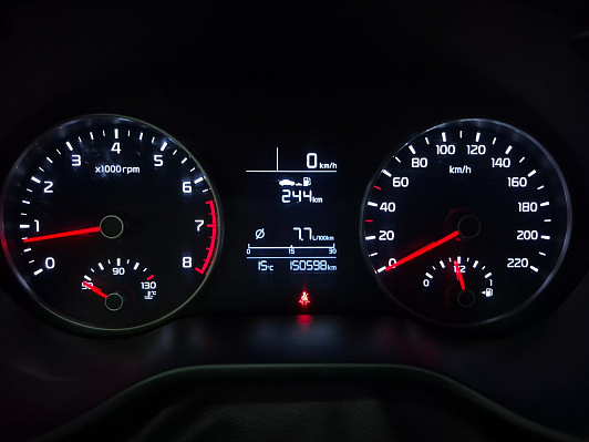 Kia Rio Luxe, 2017 года, пробег 150579 км