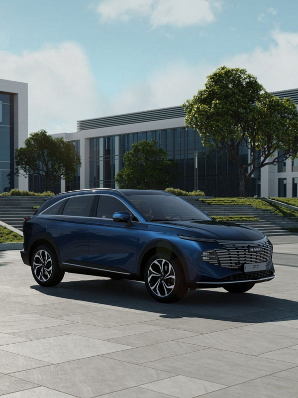 Haval F7 Tech Plus, синий