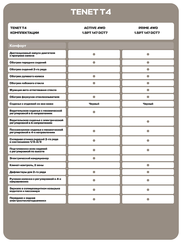 TENET T4 Prime, серый