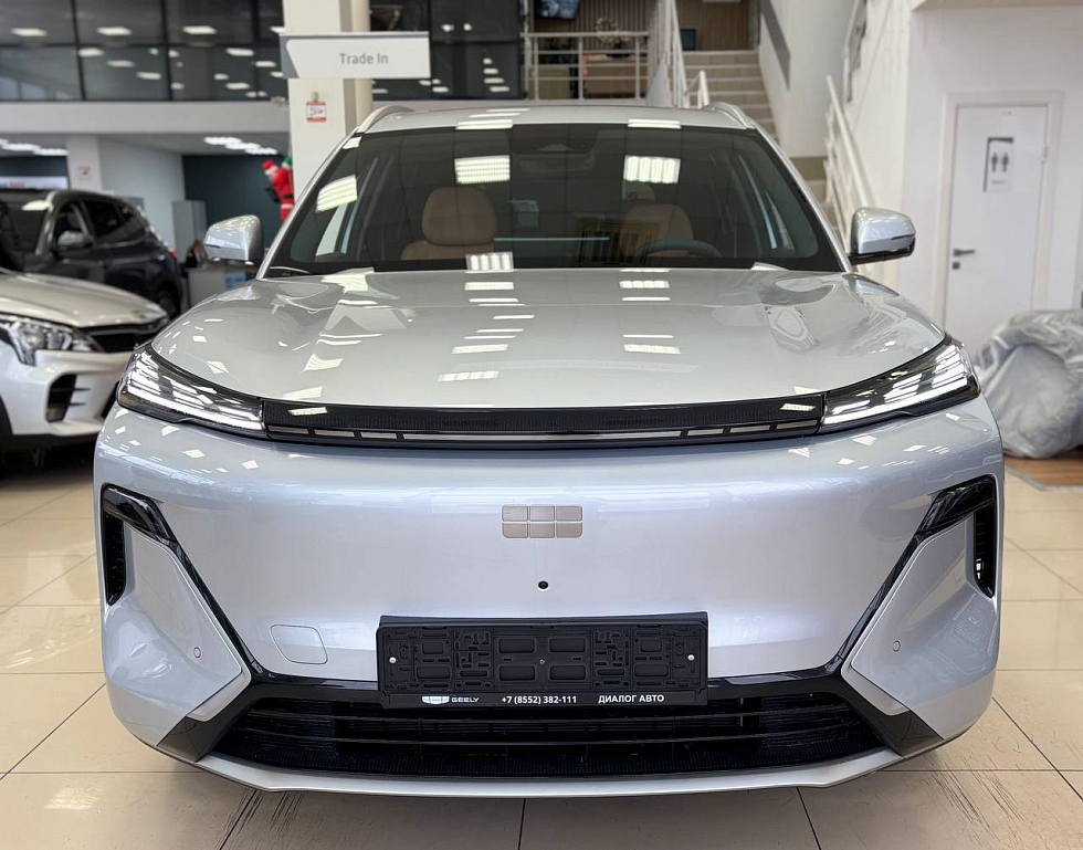Geely EX5 Гибрид Макс EM-R, серебряный