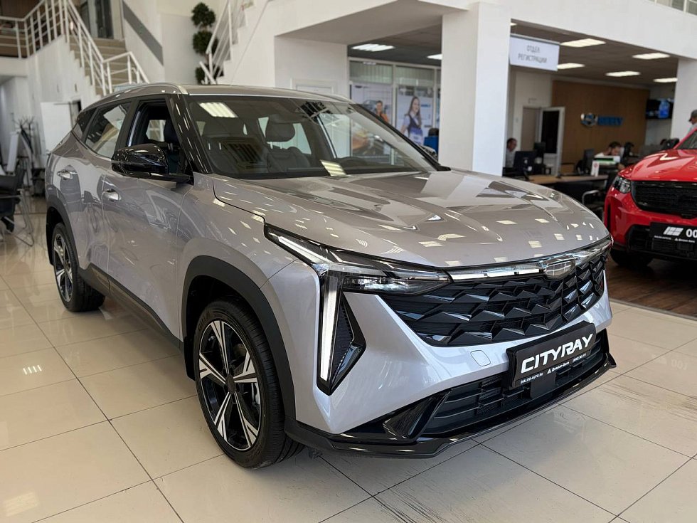 Geely Cityray Флагман, серебряный