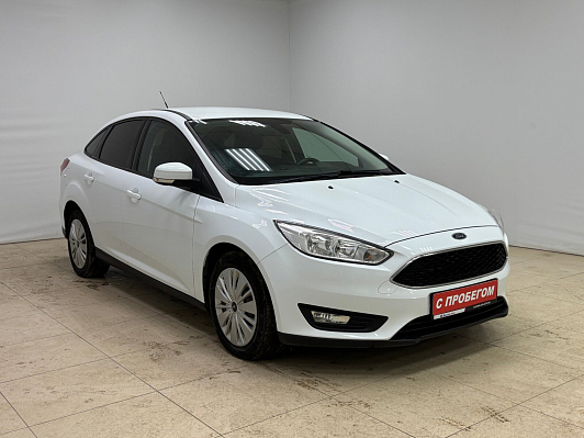 Ford Focus White and Black, 2017 года, пробег 93185 км