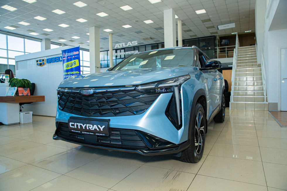 Geely Cityray Спорт, голубой