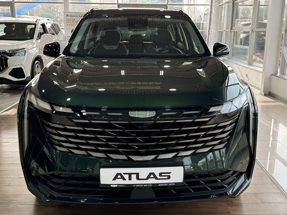 Geely Atlas Люкс, зеленый