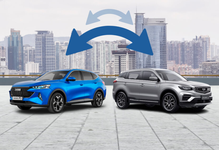 Сравнительный анализ: Haval F7 vs. Geely Atlas Pro