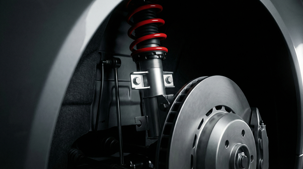 Замена задней стойки амортизатора — фото